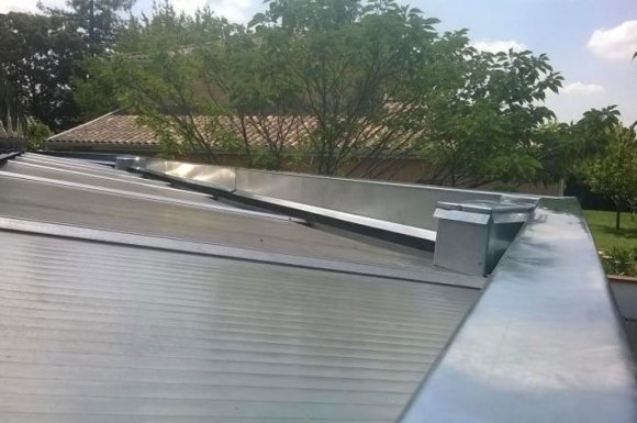Habillage de toit en aluminium à Toulouse
